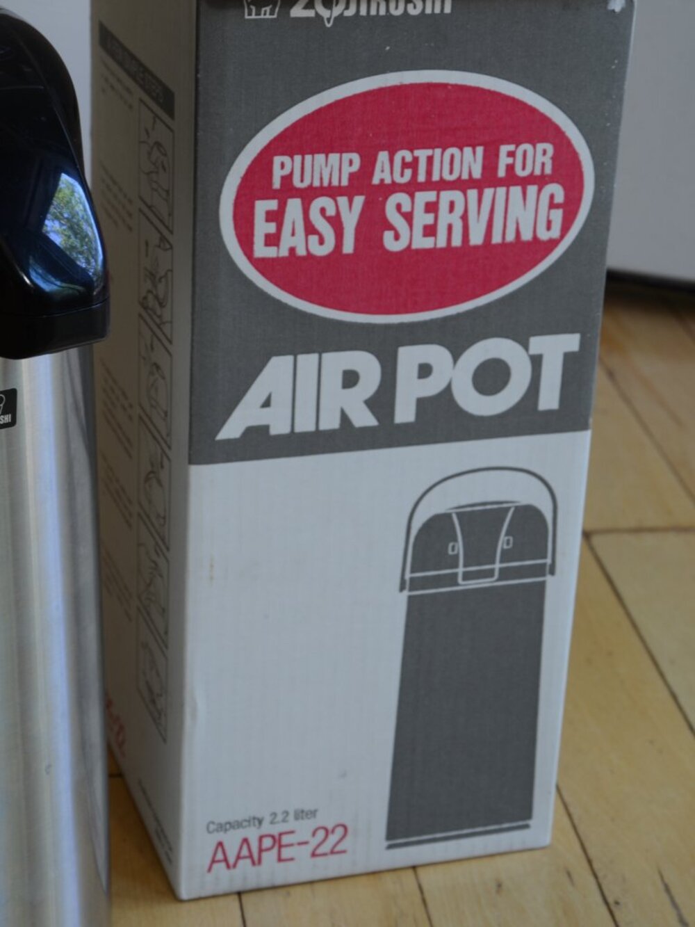 Zojirushi Air Pot Beverage Dispenser Model: AAPE-22 - Picture 2 of 12